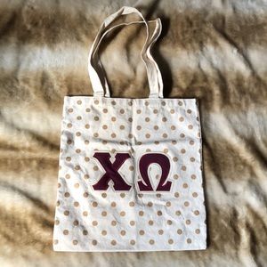 Chi Omega Cloth Tote